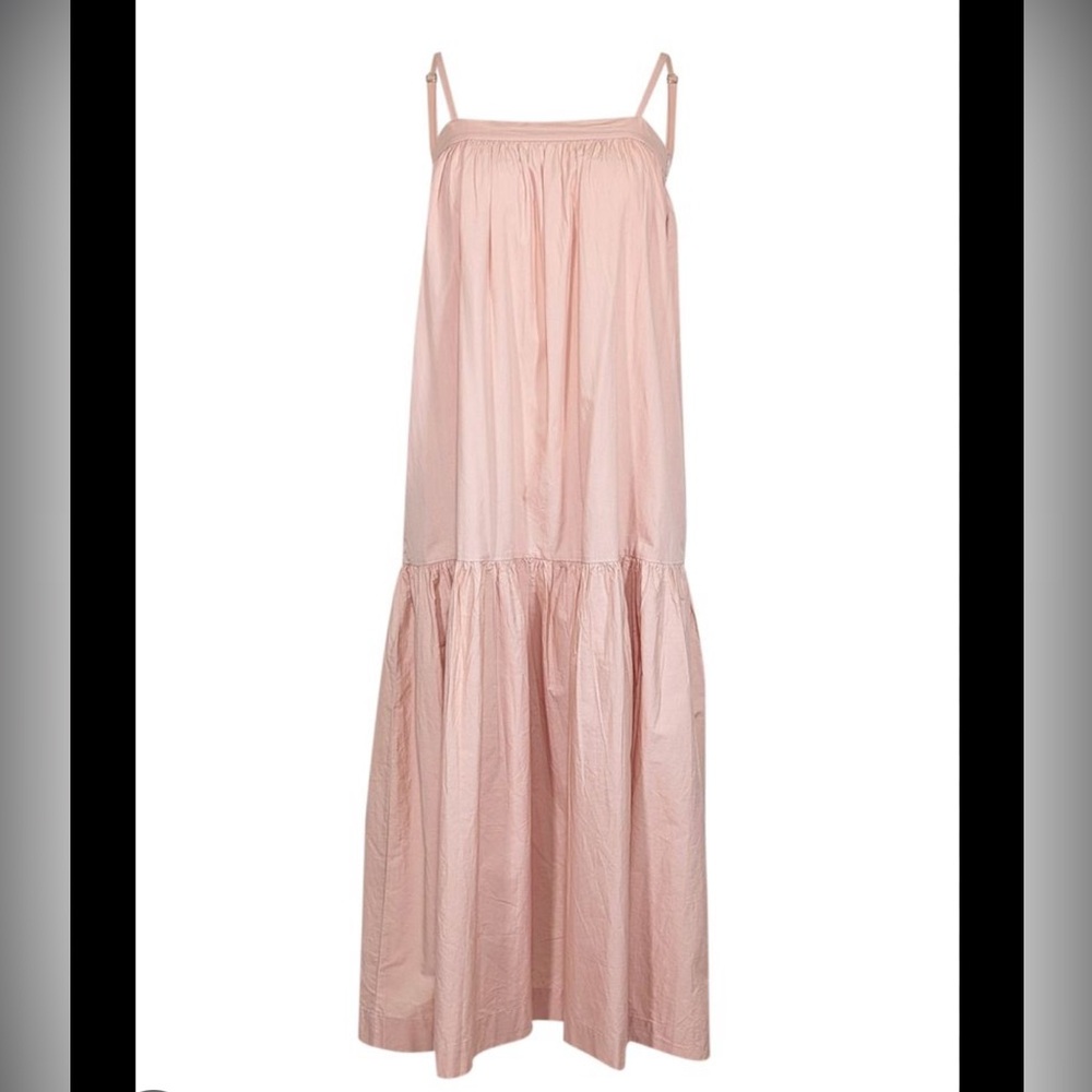 NWT For Days Blush Pink Poplin Maxi Dress